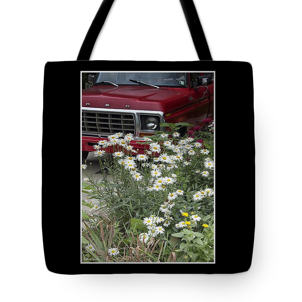 Color Tote Bag featuring the photograph Country Garden by Rebecca Samler