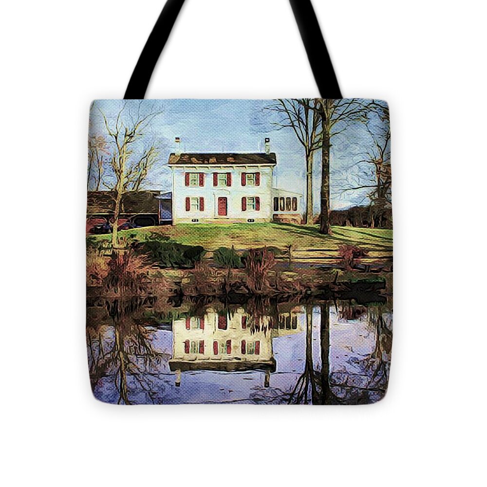Landscape Tote Bag featuring the photograph Country Living by Marcia Lee Jones