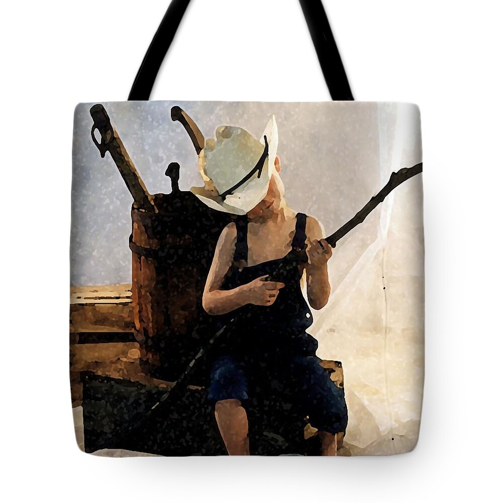 Cowboy Tote Bag featuring the photograph Country Time by Amanda Smith