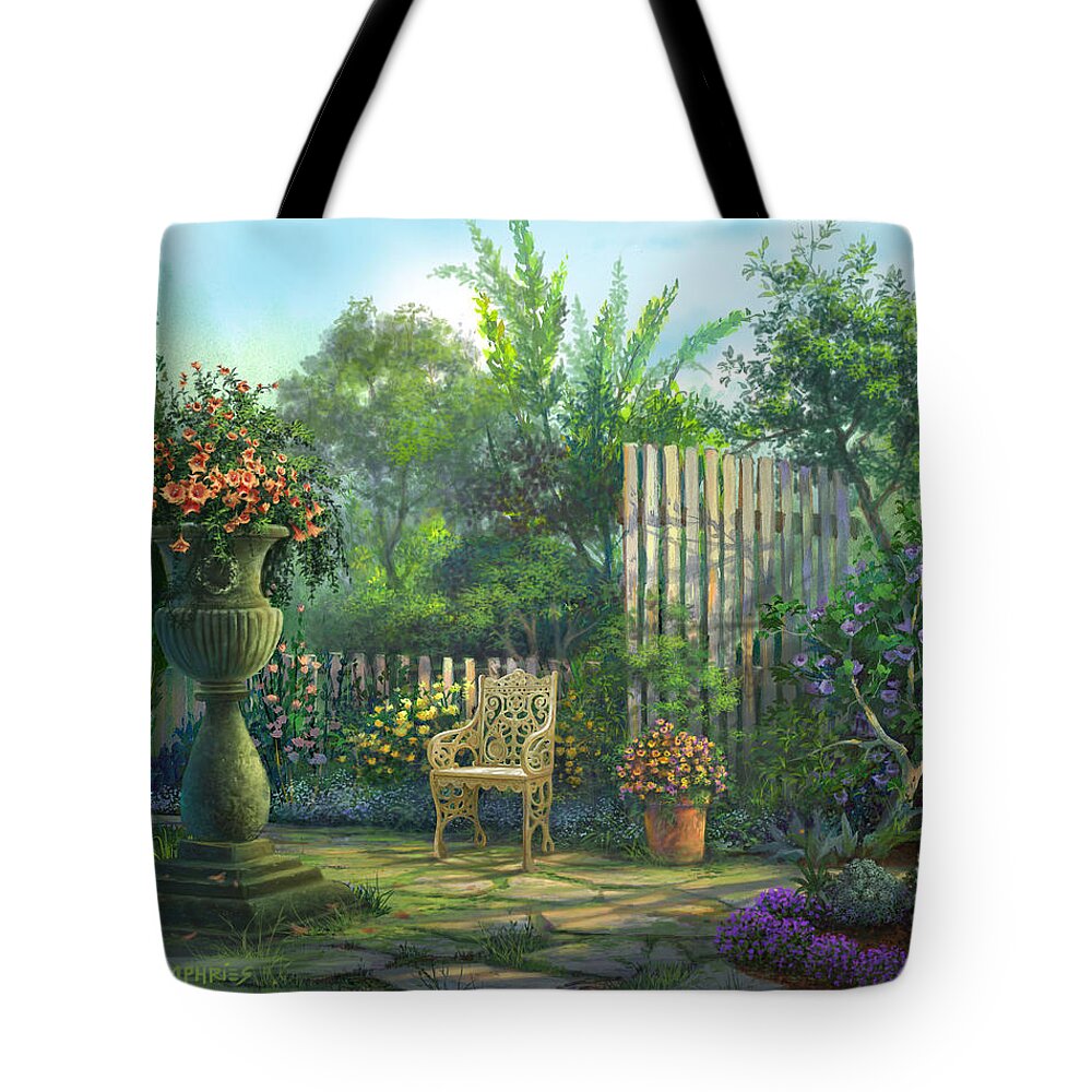 Michael Humphries Tote Bag featuring the painting Country Contrasts by Michael Humphries