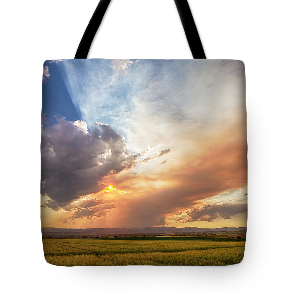 Agriculture Tote Bag featuring the photograph County Corner Magic by James BO Insogna