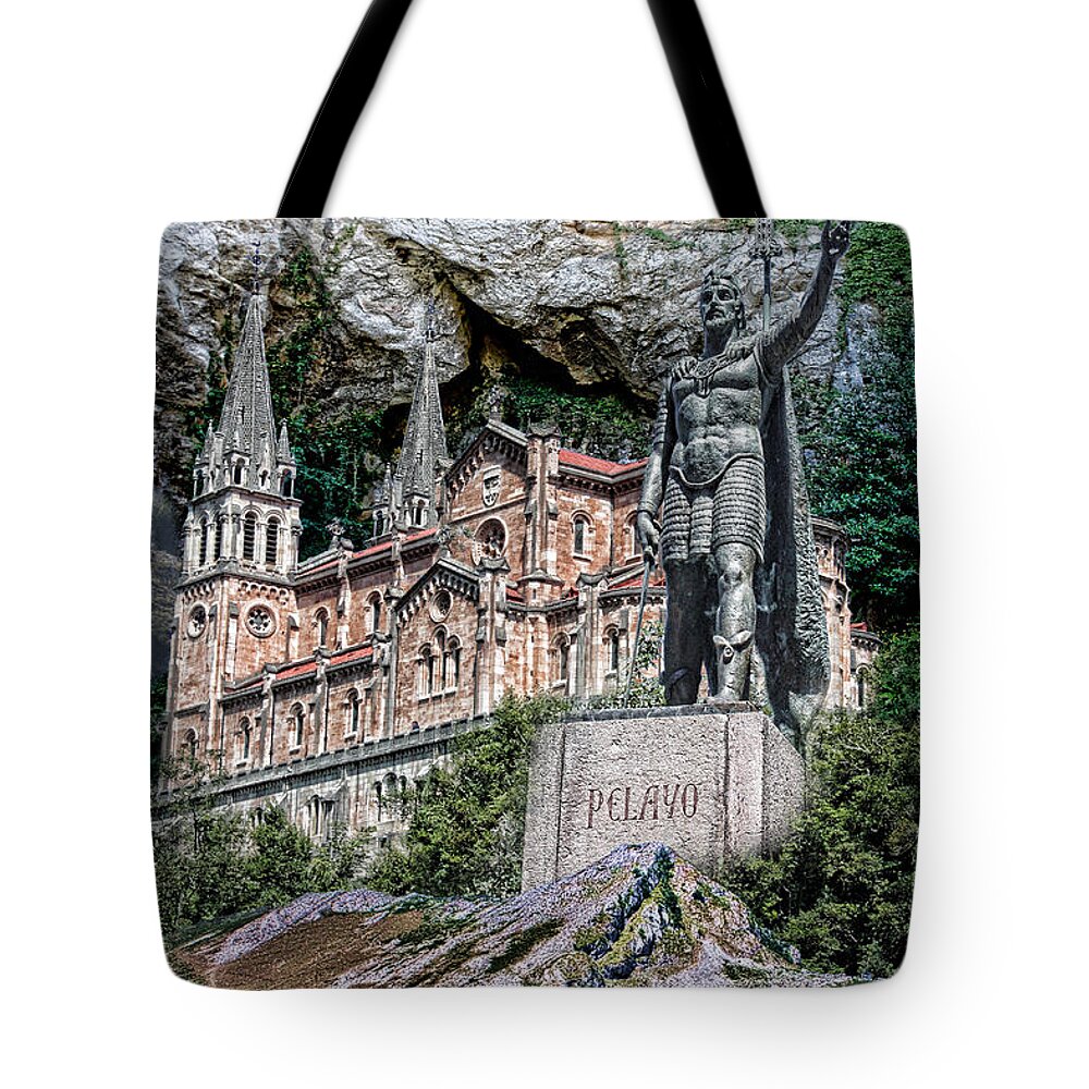 Digital Arts Tote Bag featuring the photograph Covadonga by Angel Jesus De la Fuente