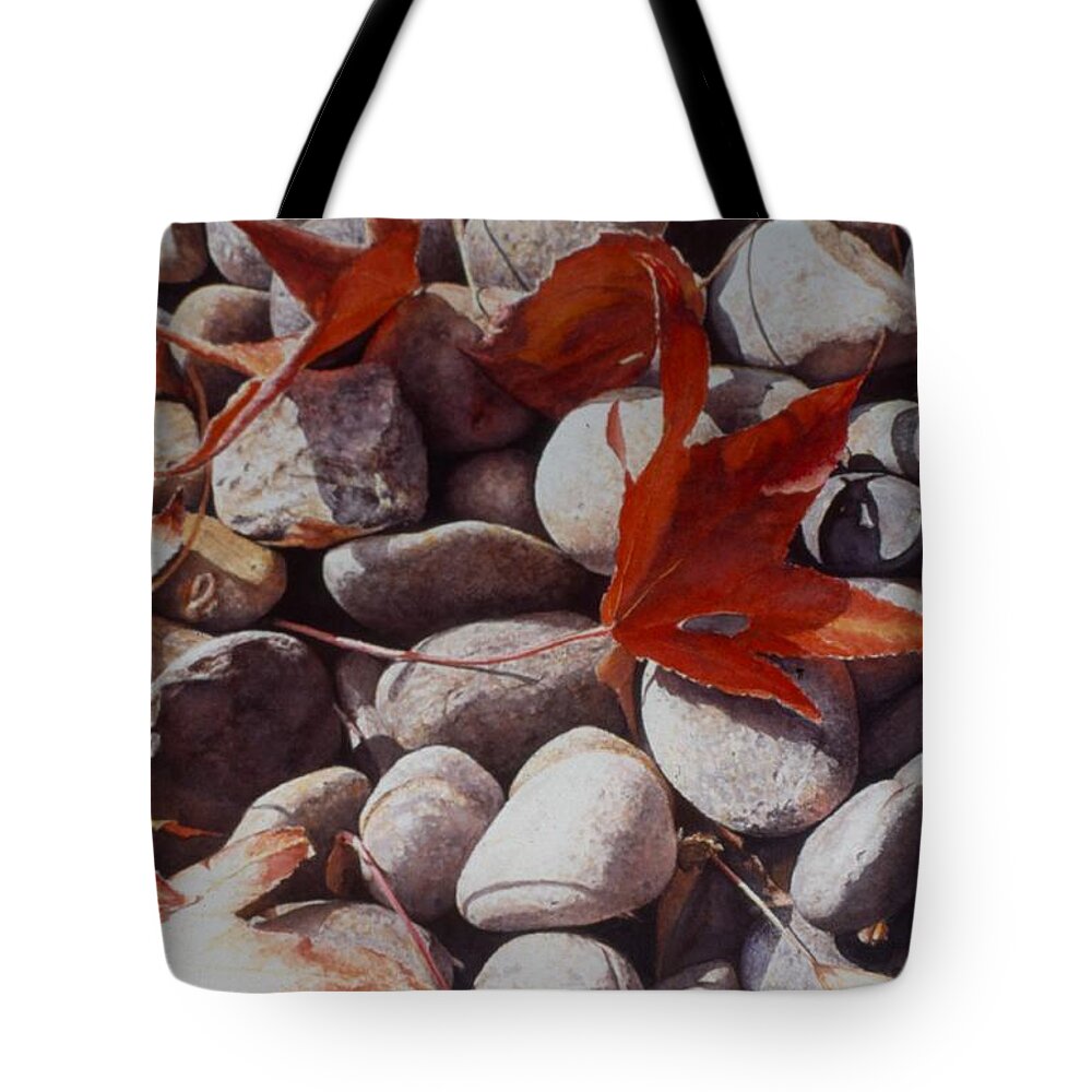 Landscape Tote Bag featuring the painting Cowper Street #2 by Barbara Pease
