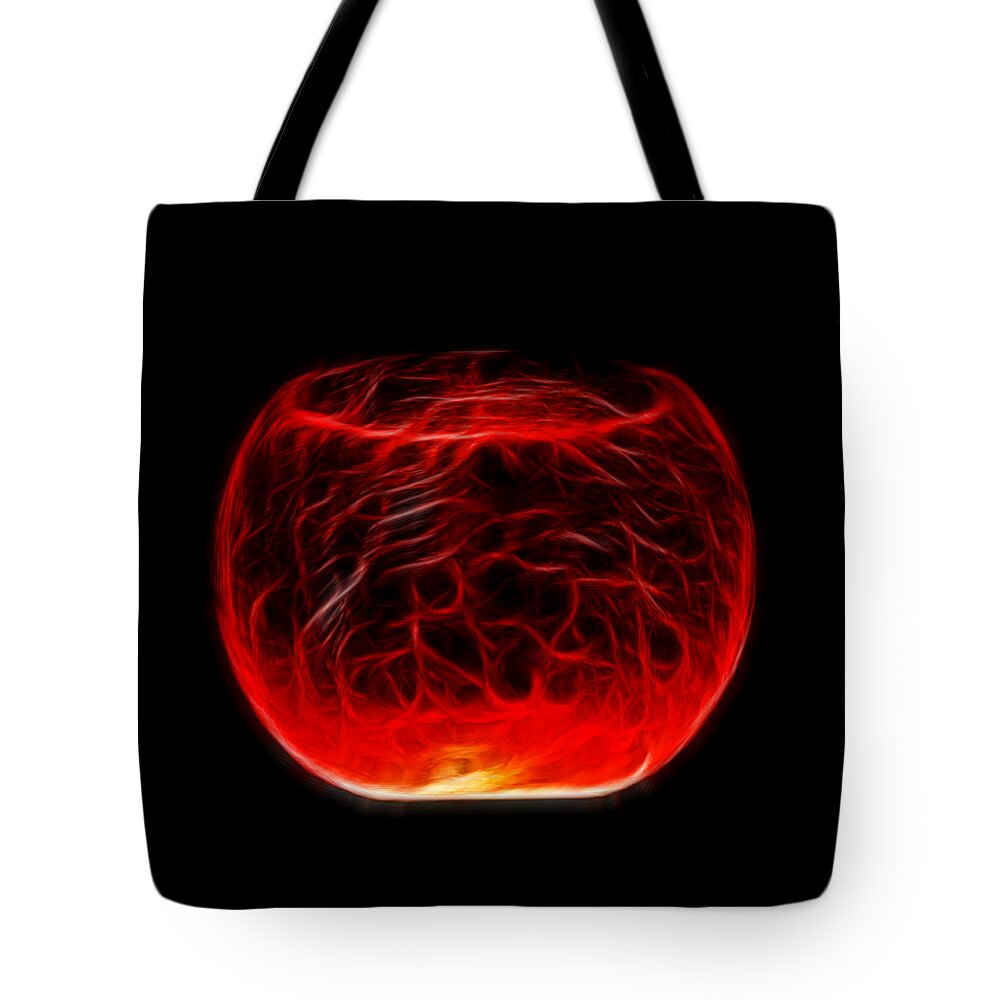 Cracked Glass Tote Bag featuring the photograph Cracked Glass by Shane Bechler