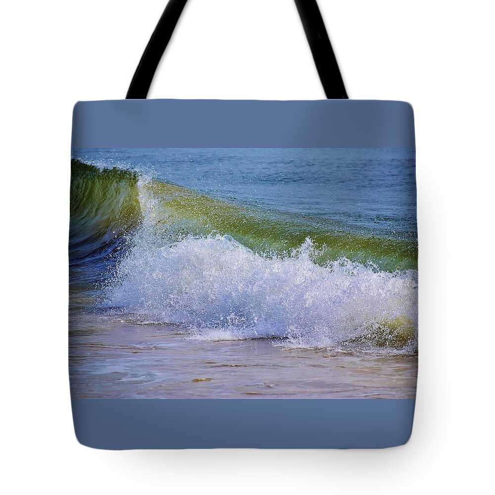 Waves Tote Bag featuring the photograph Crash by Nicole Lloyd