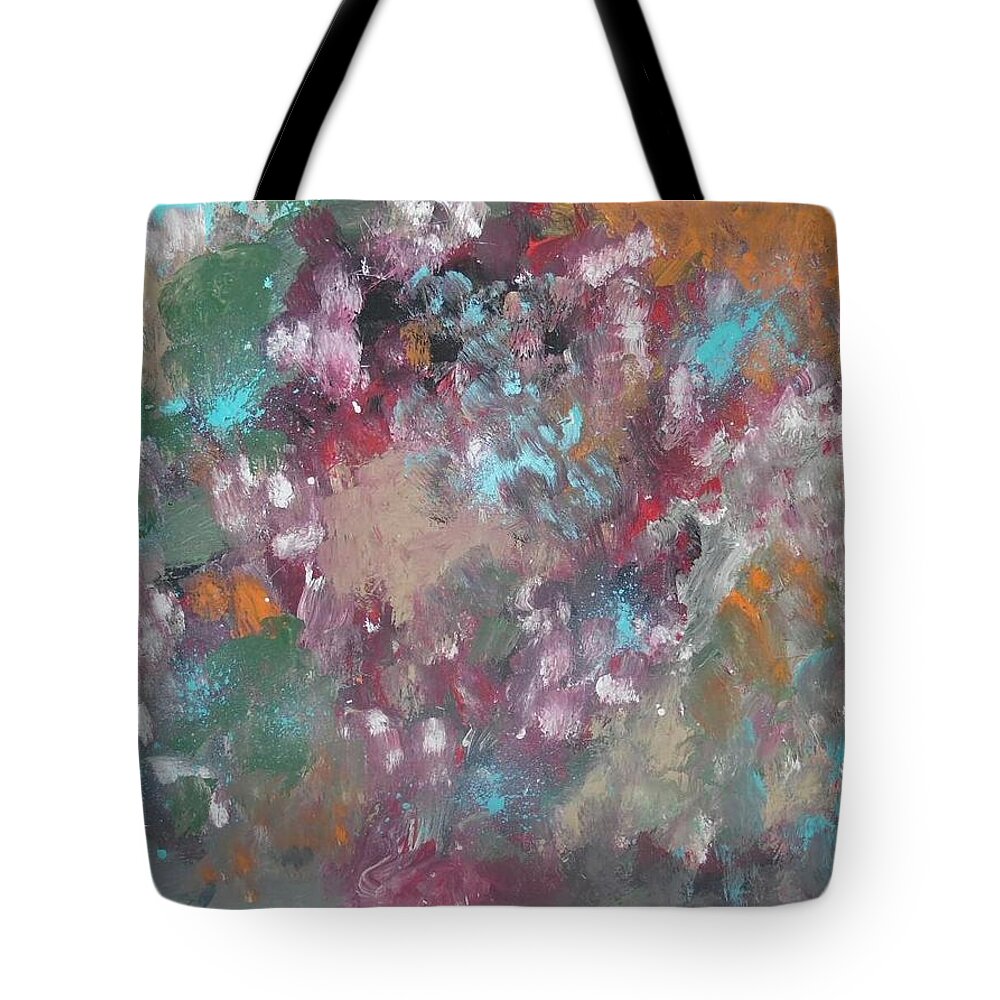 Galaxy Tote Bag featuring the painting Creative Universe by Antonio Moore