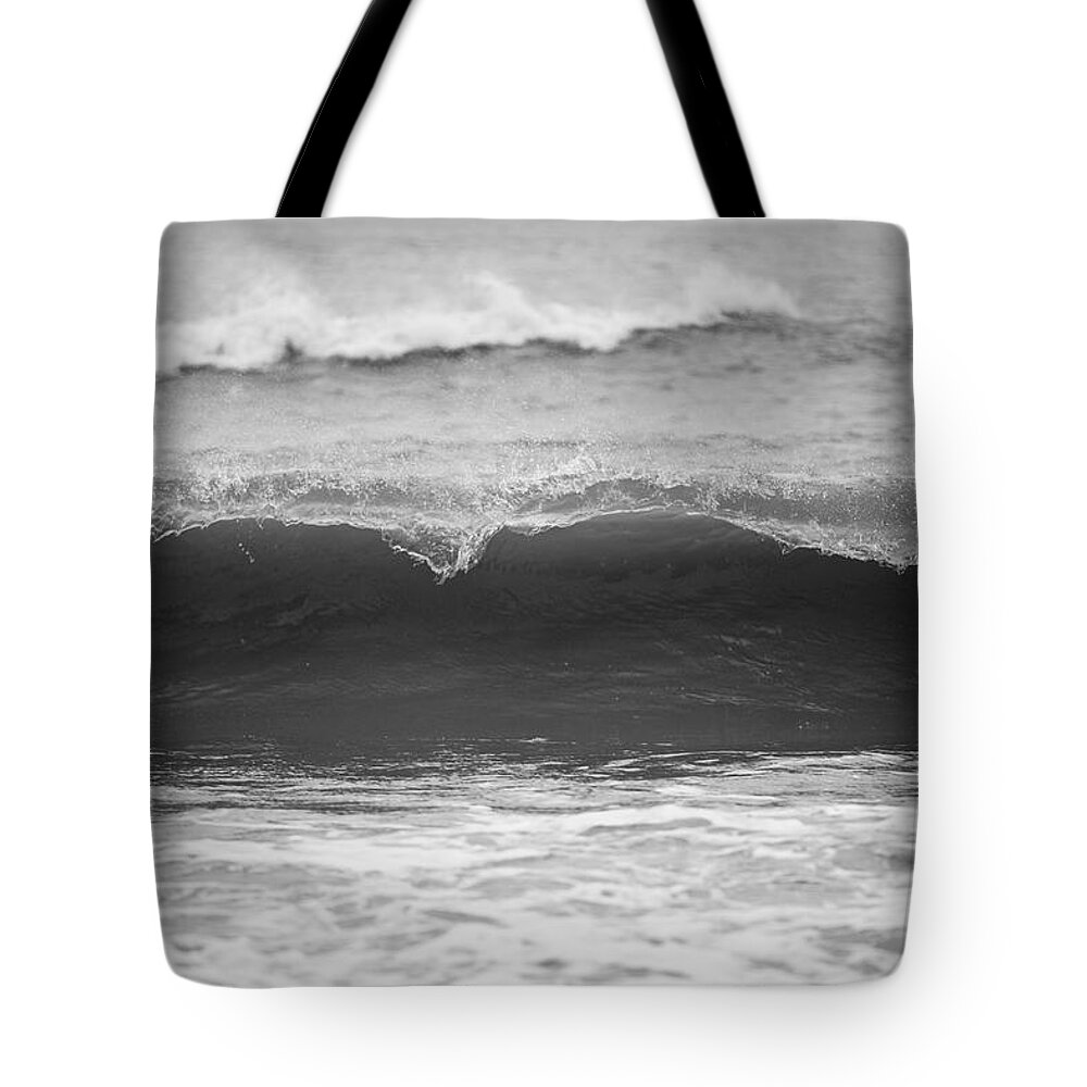 Wave Tote Bag featuring the photograph Crest by Lara Morrison