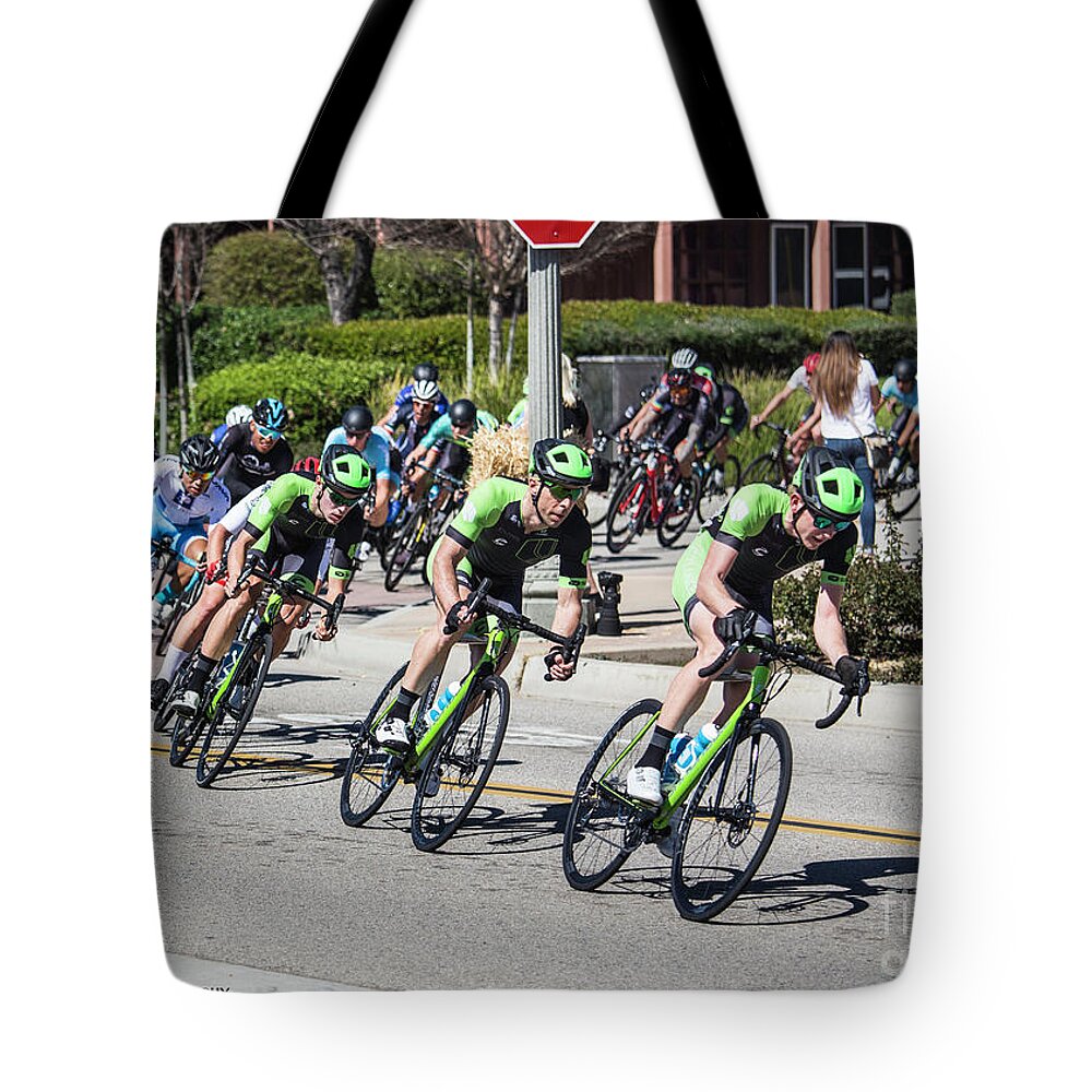 2017 Tote Bag featuring the photograph Criterium 2 by Dusty Wynne