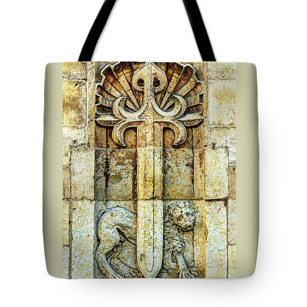 Cross Of Saint James Tote Bag featuring the photograph Cross of Saint James by Weston Westmoreland