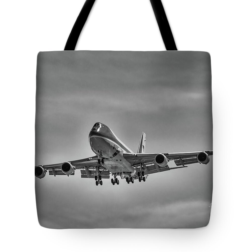 Air Force One Tote Bag featuring the photograph Cross Winds by Dale Powell