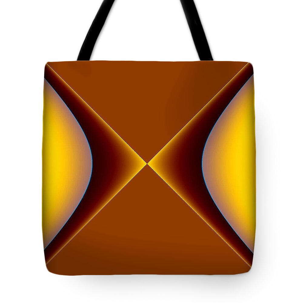 Digital Art Tote Bag featuring the digital art crossing III by Dragica Micki Fortuna