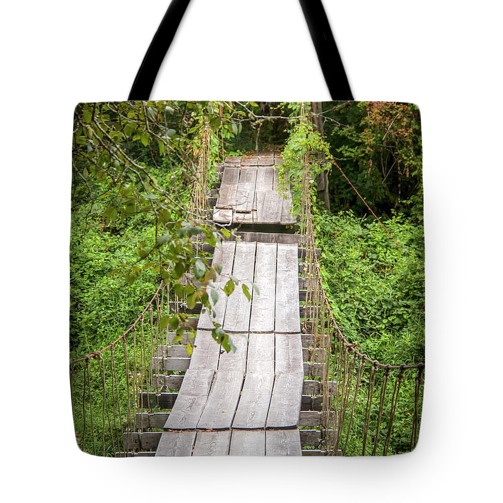 Oregon Tote Bag featuring the photograph Crossing by Kristina Rinell