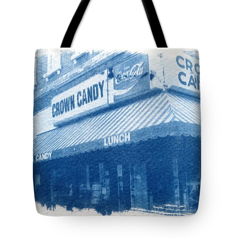 Crown Candy Tote Bag featuring the photograph Crown Candy by Jane Linders