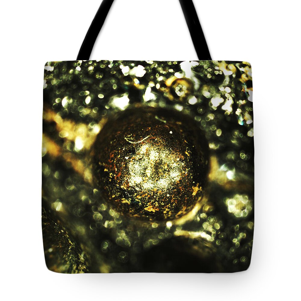 Abstract Tote Bag featuring the photograph Crucible 1 by Michael Hackney