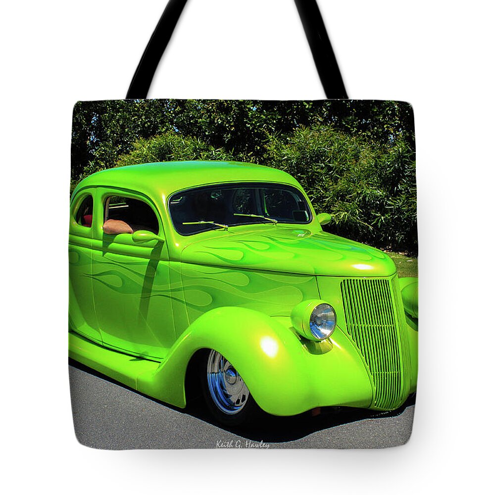 Car Tote Bag featuring the photograph Cruising by Keith Hawley