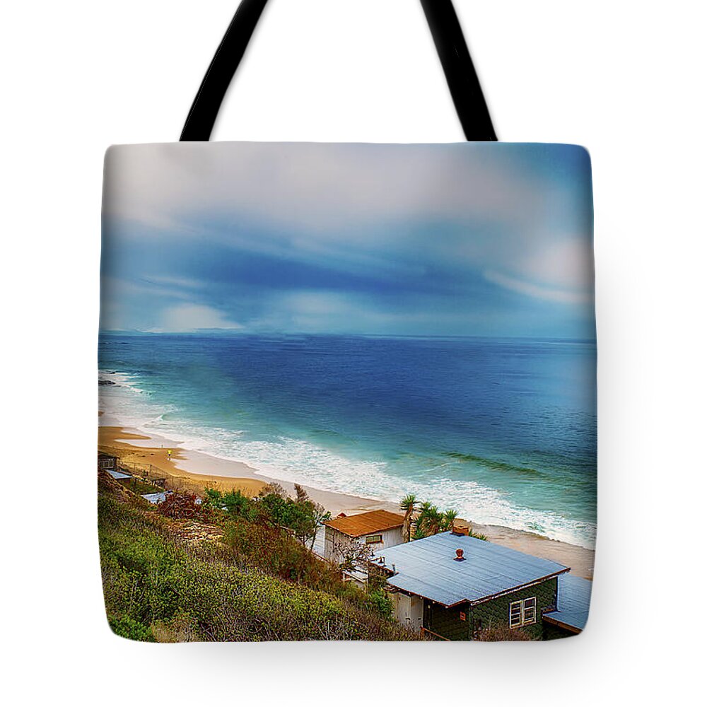 Beach Tote Bag featuring the photograph Crystal Cove Beach View by Joseph Hollingsworth