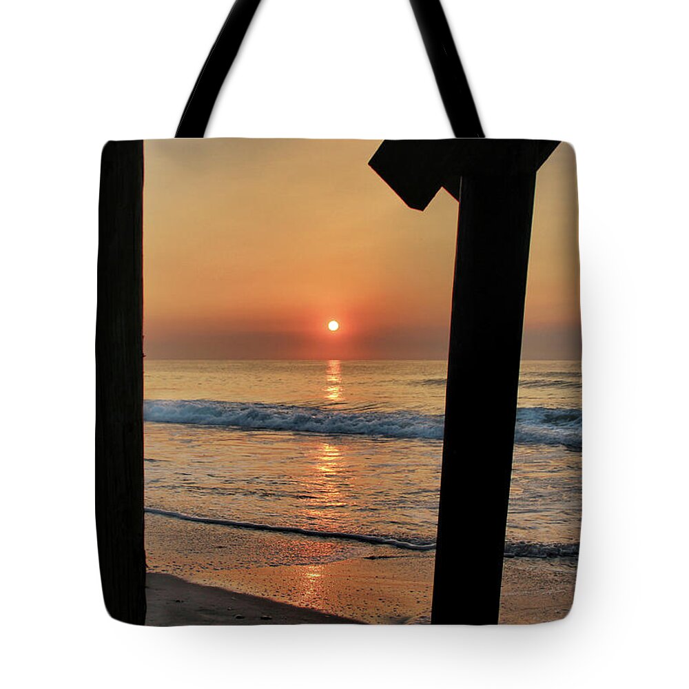 Sunrise Print Tote Bag featuring the photograph Crystal Sunrise by Phil Mancuso