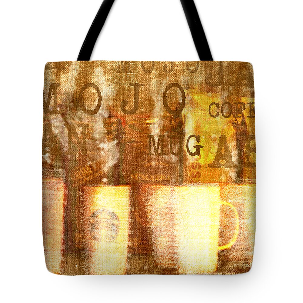 Cup Of Coffee Tote Bag featuring the photograph Cup Of Coffee Java Mojo II by Suzanne Powers