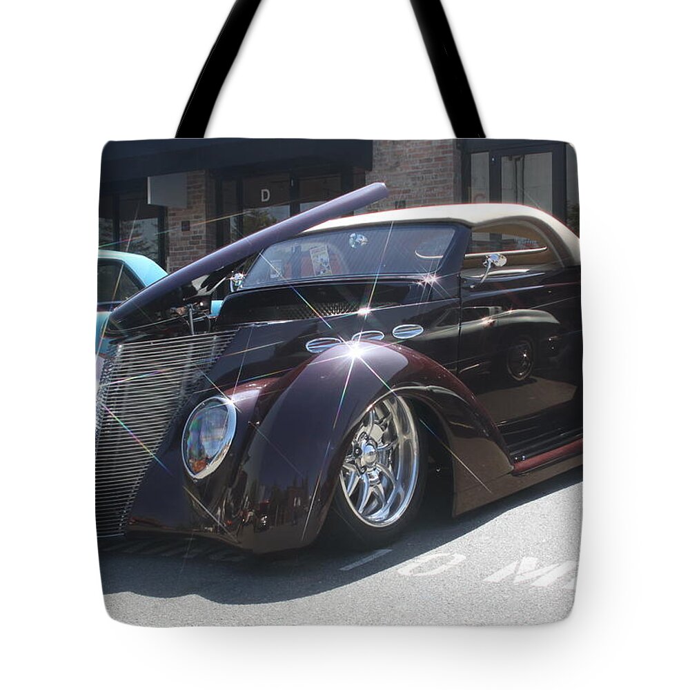 Ragtop Tote Bag featuring the photograph Custom Ragtop by Jeff Floyd CA