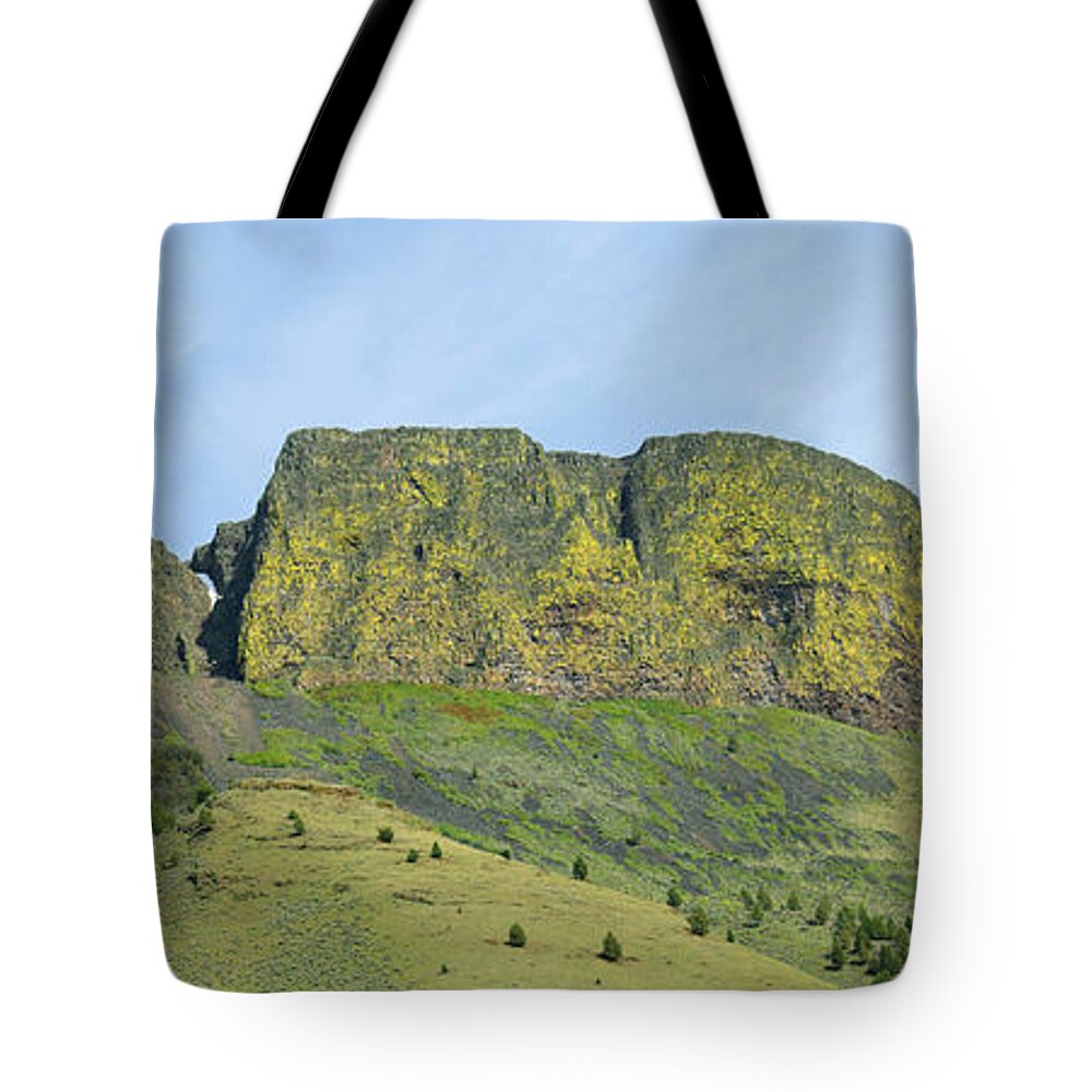 Panorama Tote Bag featuring the photograph DA5867 Abert Rim Panorama by Ed Cooper Photography