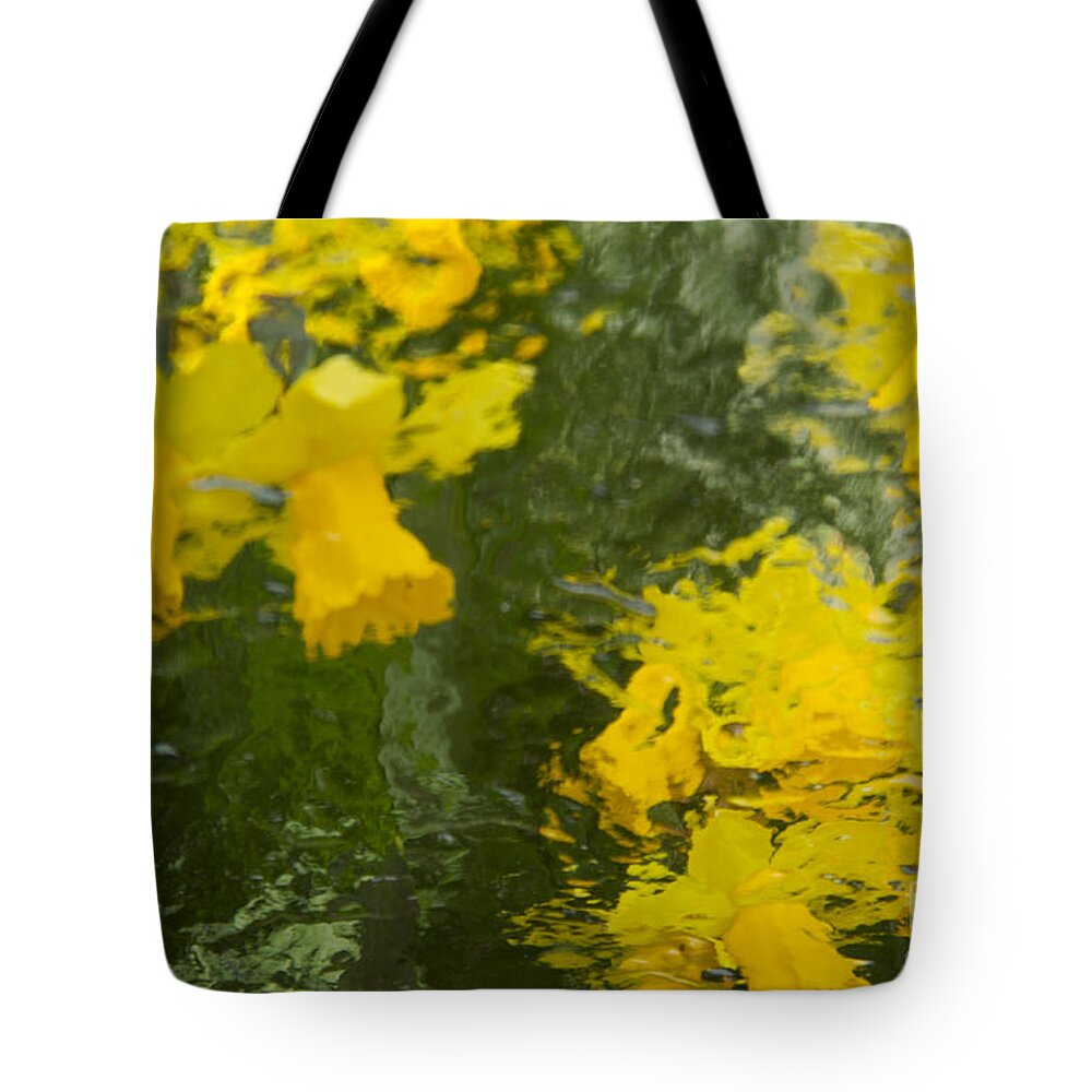 Daffodil Tote Bag featuring the photograph Daffodil Impressions by Jeanette French