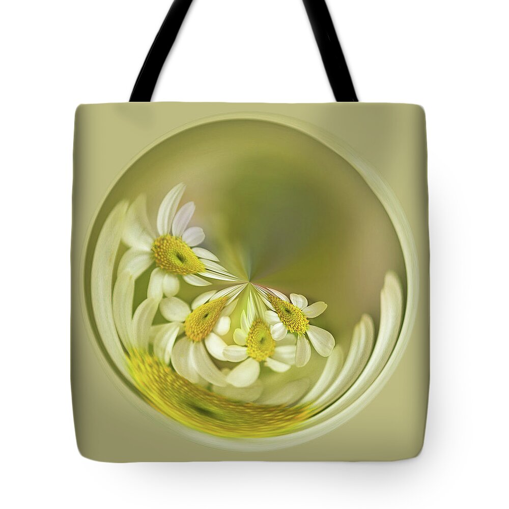 Floral Tote Bag featuring the photograph Daisies by Cheryl Day