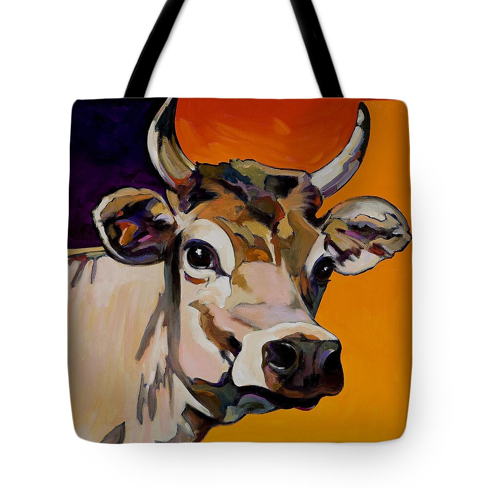 Abstract Realism Tote Bag featuring the painting Daisy by Bob Coonts