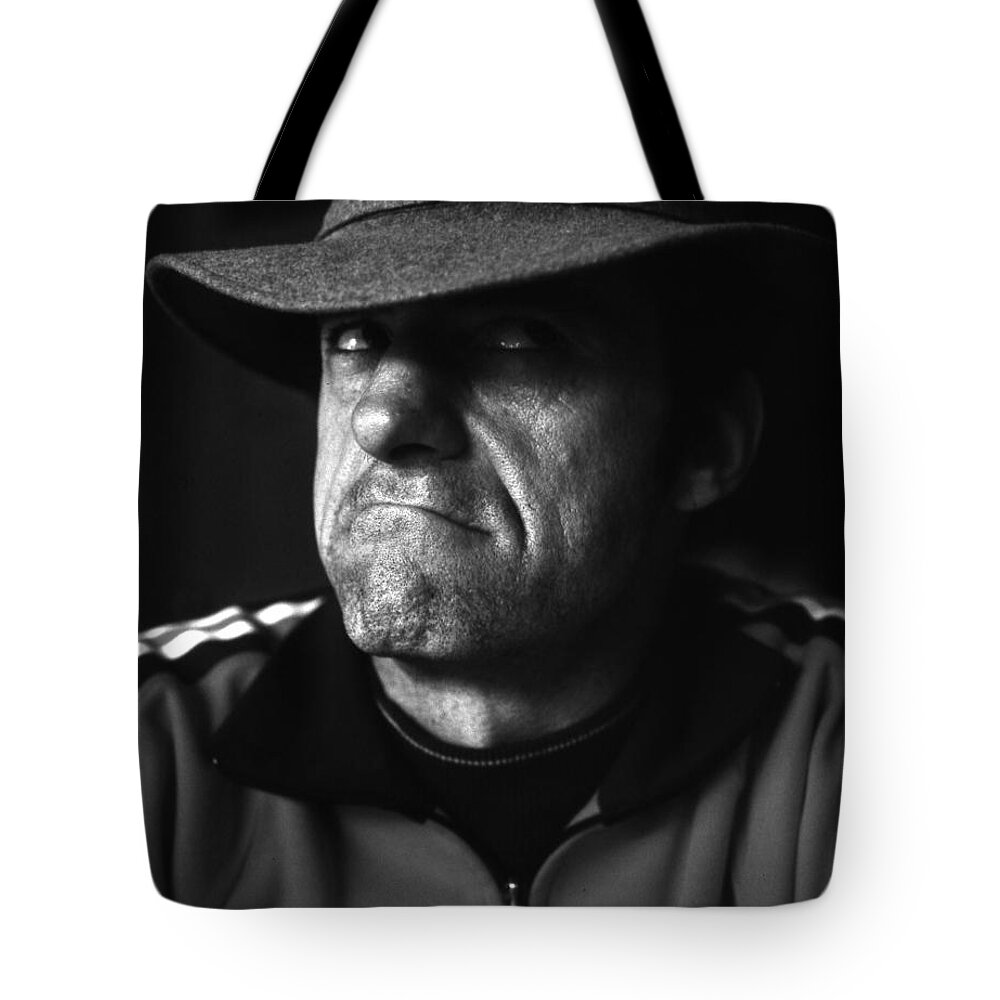 Portrait Tote Bag featuring the photograph Dana by Lee Santa