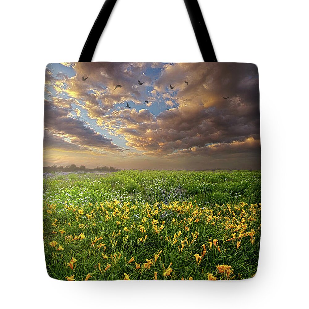 Travel Tote Bag featuring the photograph Dance On The West Wind by Phil Koch