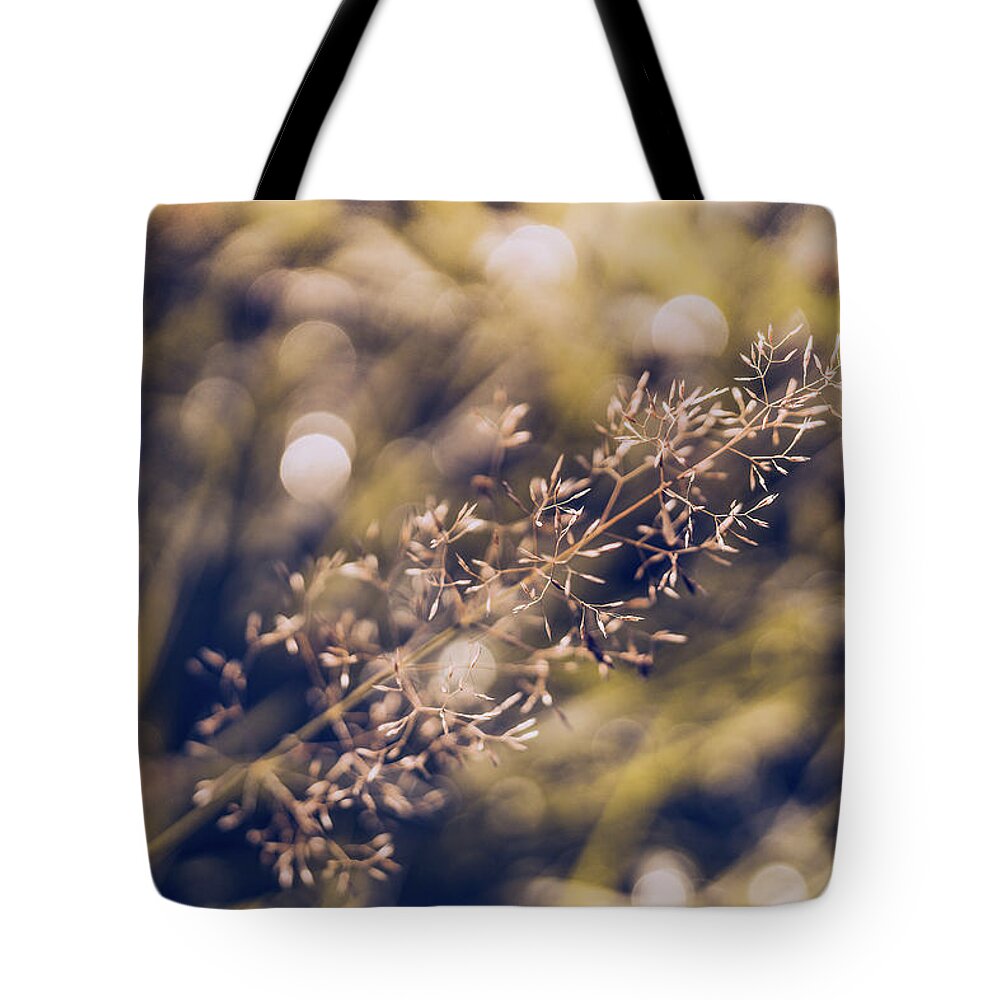 Bokeh Tote Bag featuring the photograph Dance with Lights by Gene Garnace