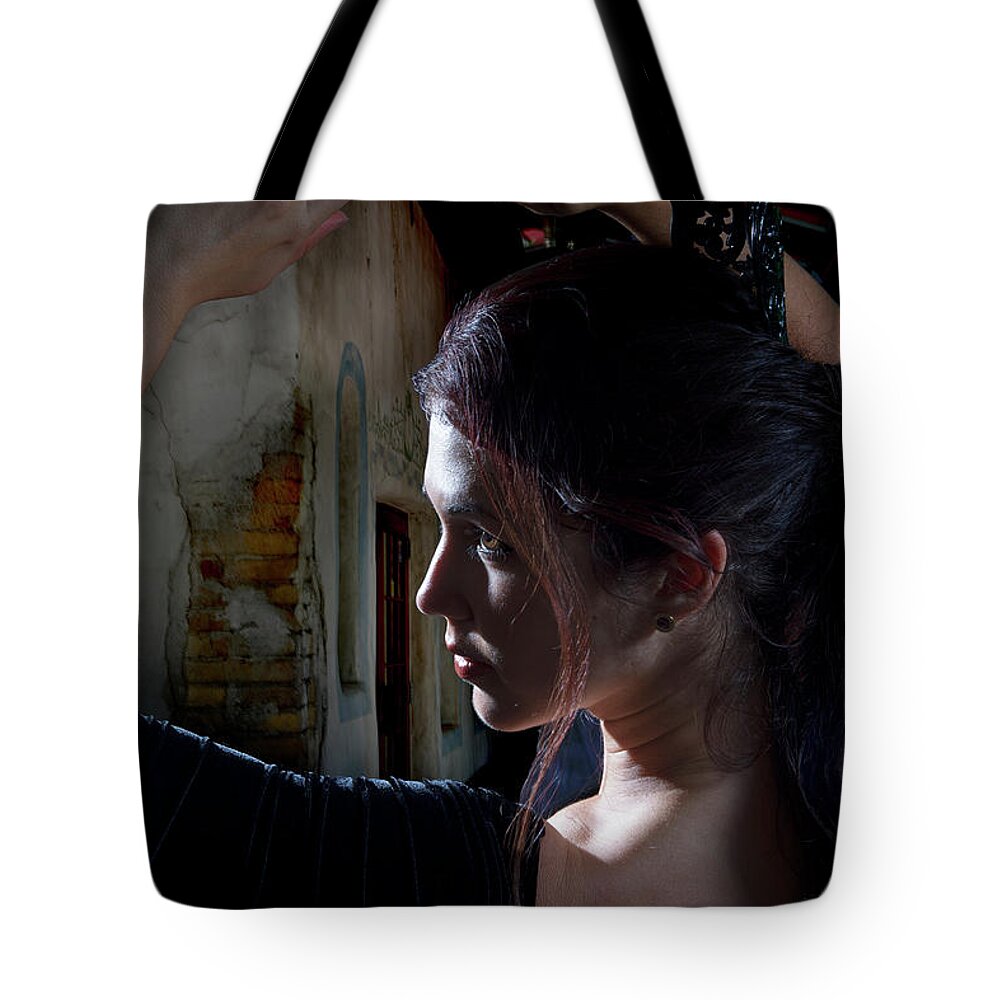 Girl Tote Bag featuring the photograph Dancing in the Moon Light by Robert Och