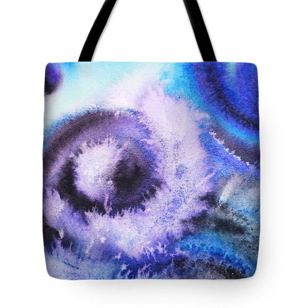 Abstract Tote Bag featuring the painting Dancing Water IV by Irina Sztukowski