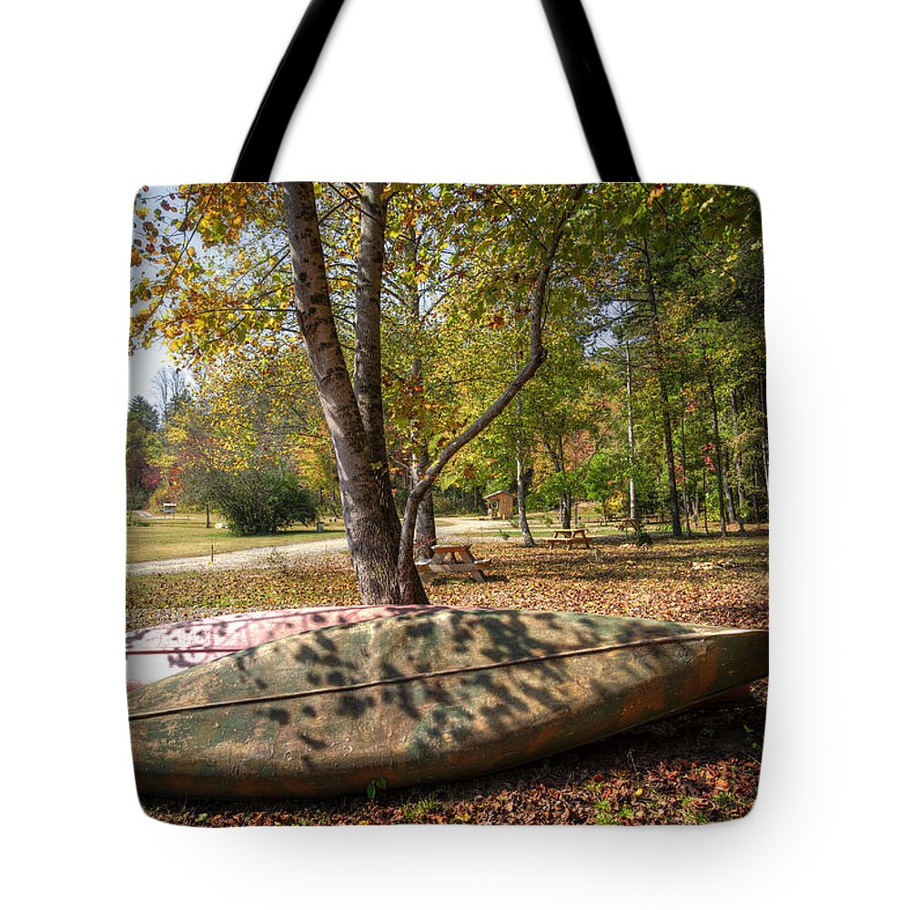 Apalachia Tote Bag featuring the photograph Dappled Day by Debra and Dave Vanderlaan