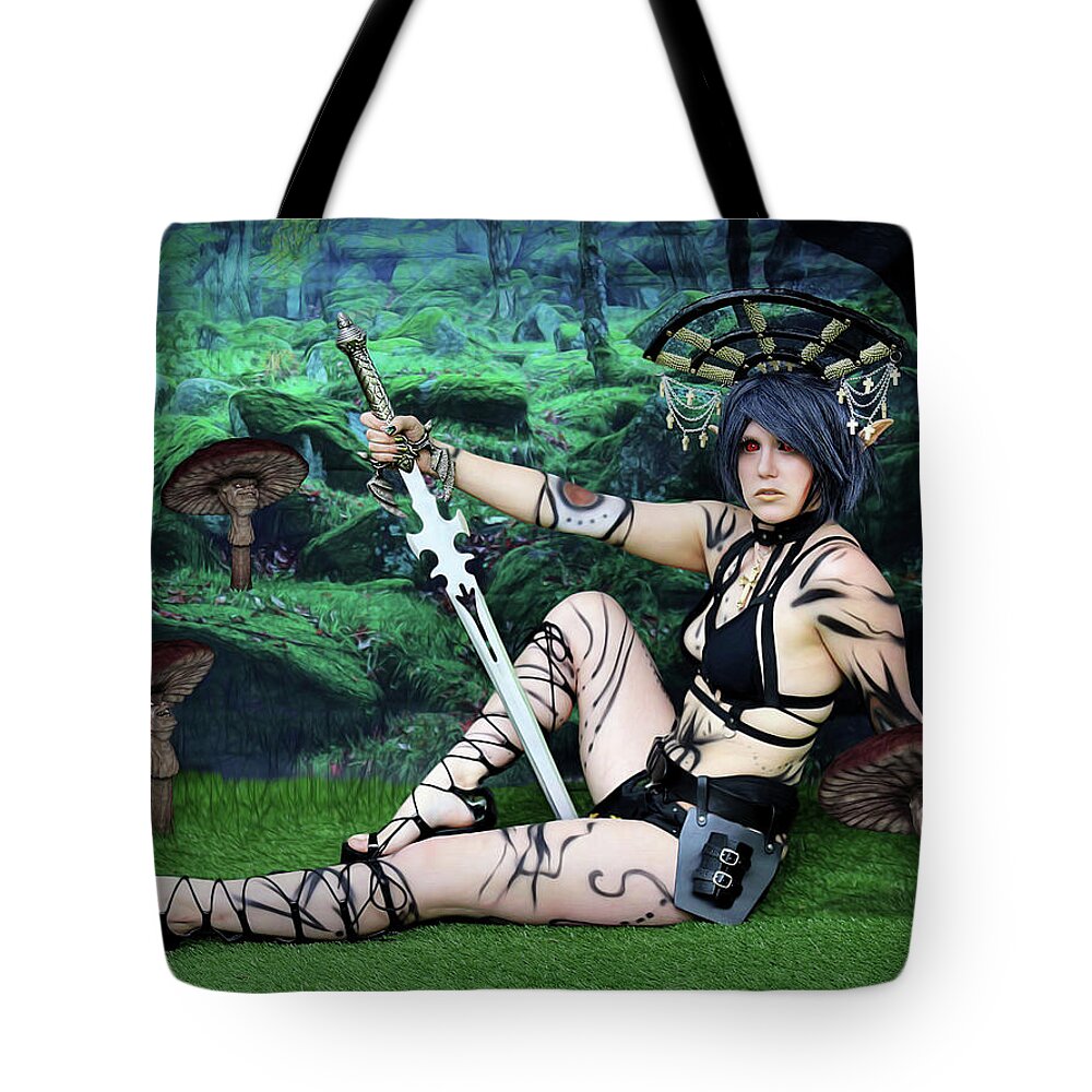 Fantasy Tote Bag featuring the photograph Dark Company by Jon Volden