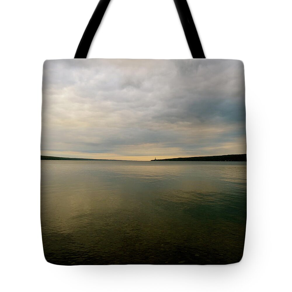 Lake Tote Bag featuring the photograph Dark Lake by Azthet Photography