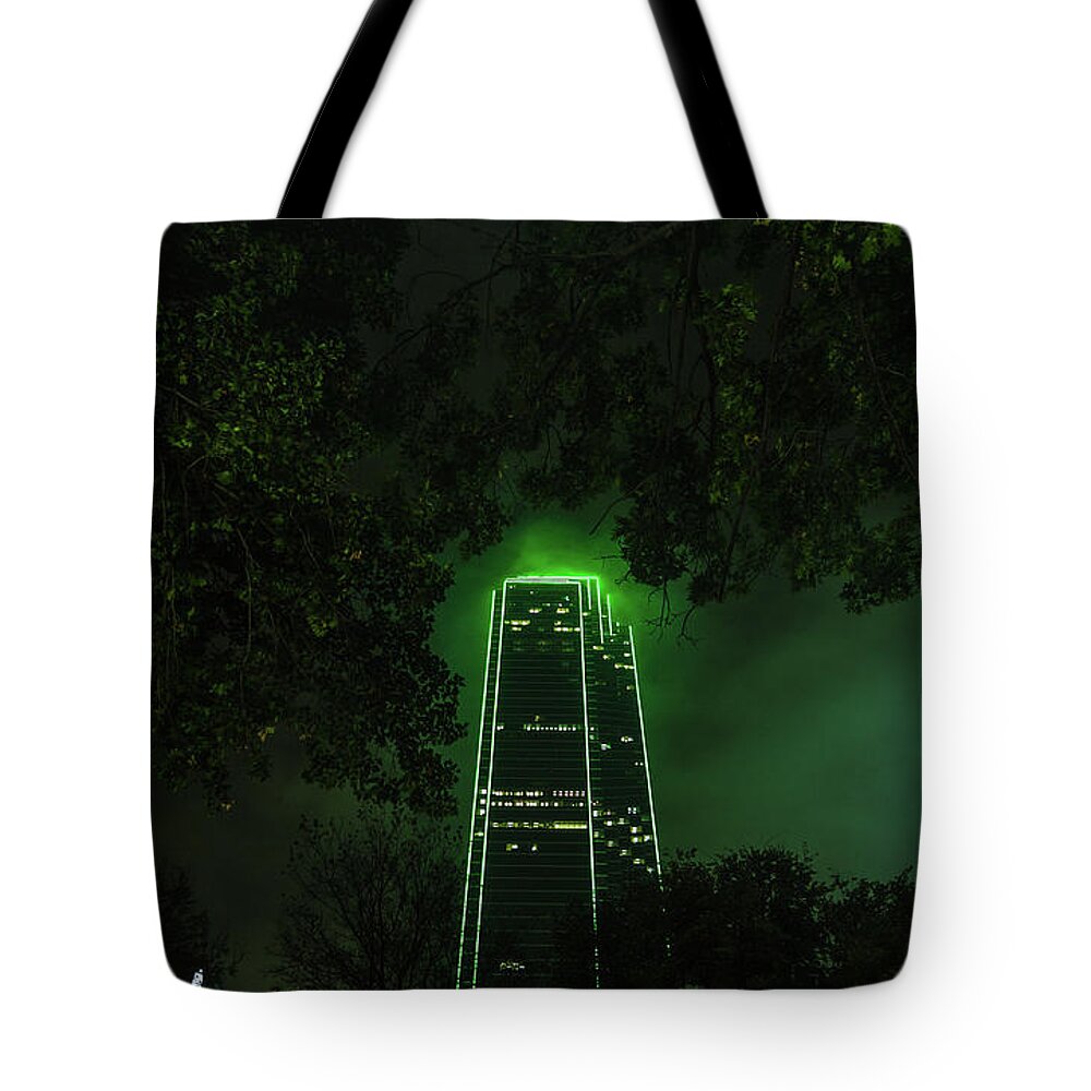 Dallas Tote Bag featuring the photograph Dark Matter by Peter Hull