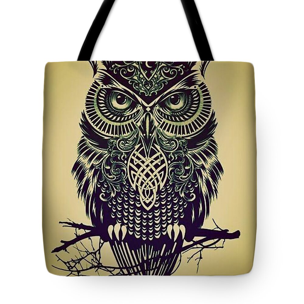 Dark owl Tote Bag