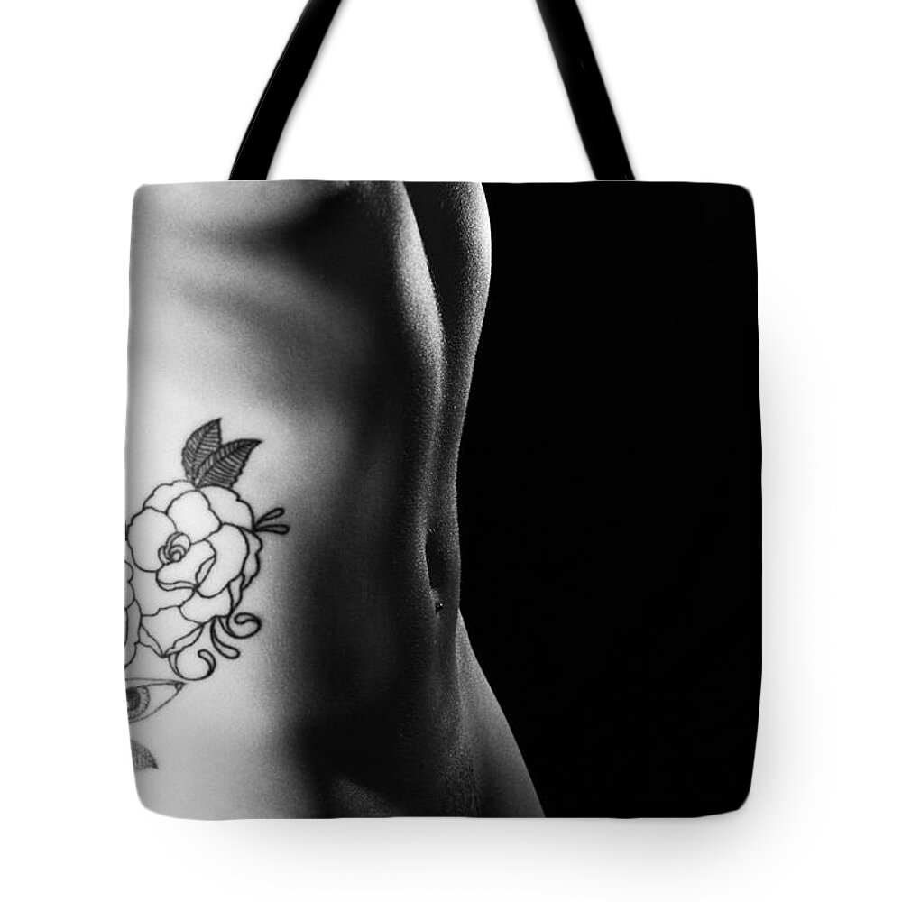 Artistic Tote Bag featuring the photograph Darkness emerge by Robert WK Clark