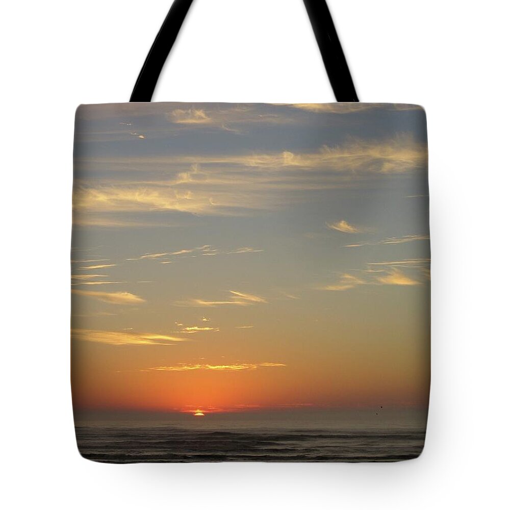 Dawn Tote Bag featuring the photograph Dawn on the Texas Gulf Coast by Judith Lauter