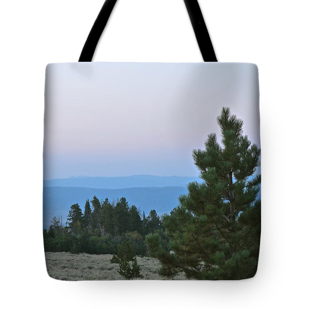 Mountain Tote Bag featuring the photograph Daybreak on the Mountain by Cindy Schneider