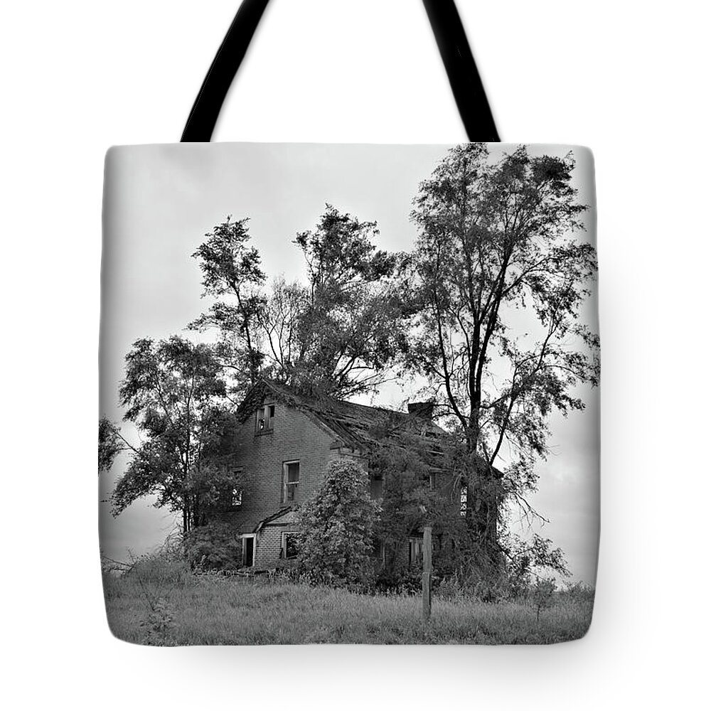 Home Tote Bag featuring the photograph Days Gone By BNW by Bonfire Photography
