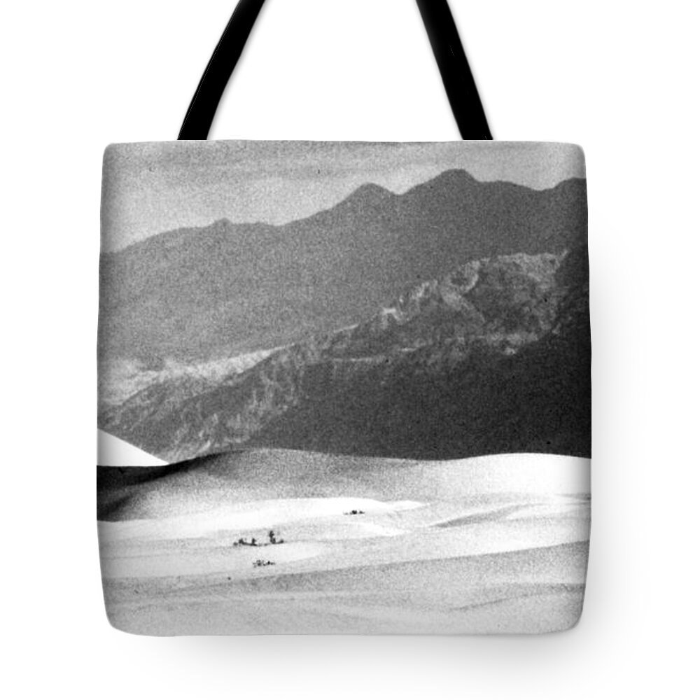 Western Scenes Tote Bag featuring the photograph Death Valley 1977 by Norman Andrus