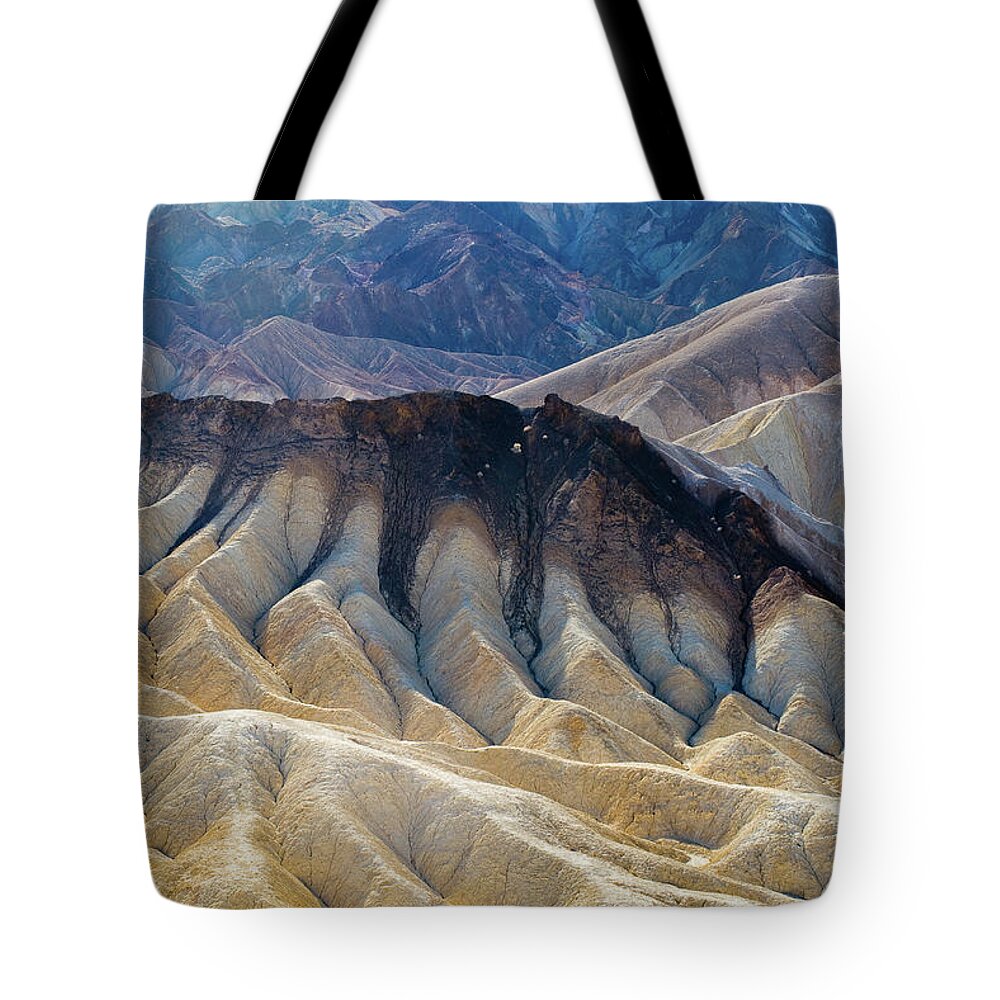 Death Valley Tote Bag featuring the photograph Death Valley - Rock Formations by Rich S