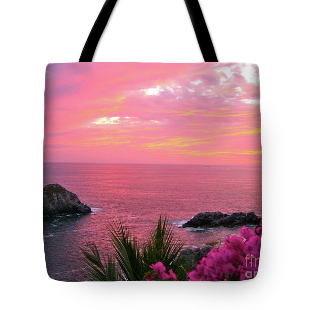 Ocean Tote Bag featuring the photograph Deep Red Sea by Patsy Walton