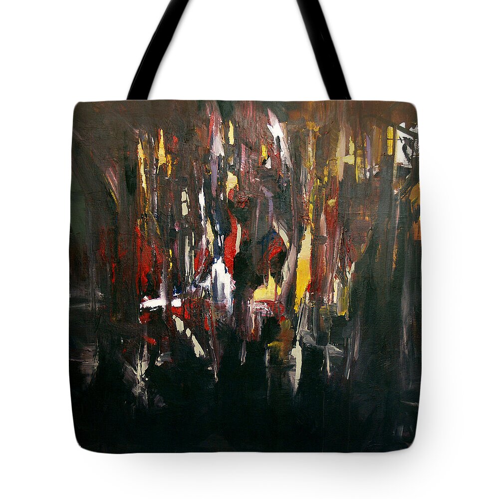  Tote Bag featuring the painting Deep Thought by John Gholson