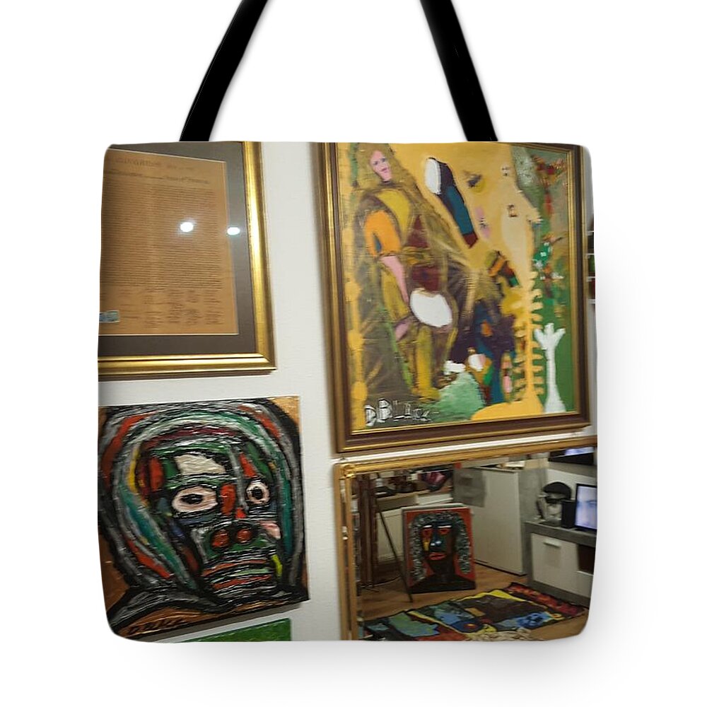 Darrell Tote Bag featuring the photograph Definism Studio left by Darrell Black