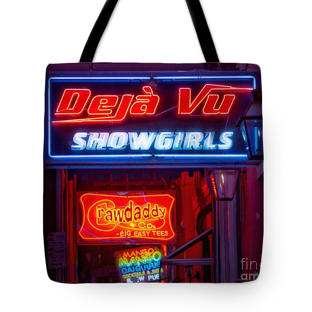 Big Easy Tote Bag featuring the photograph Deja Vu Showgirls by Jerry Fornarotto