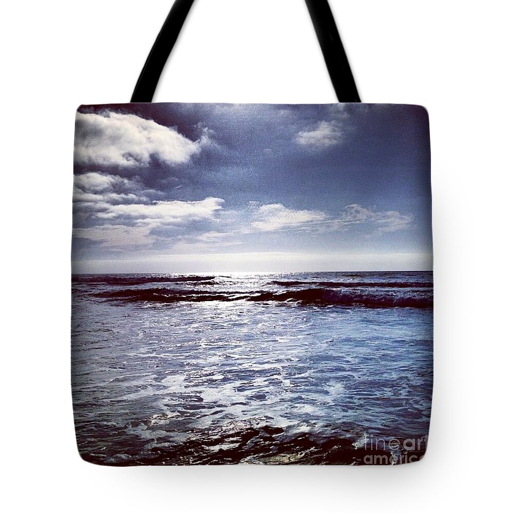 Pacific Ocean Tote Bag featuring the photograph Del Mar Storm by Denise Railey