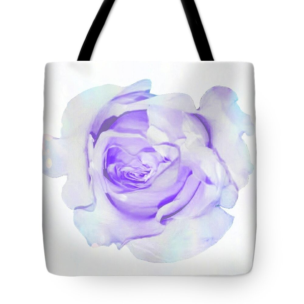 Rose Tote Bag featuring the photograph Delicate Touch by Rachel Hannah