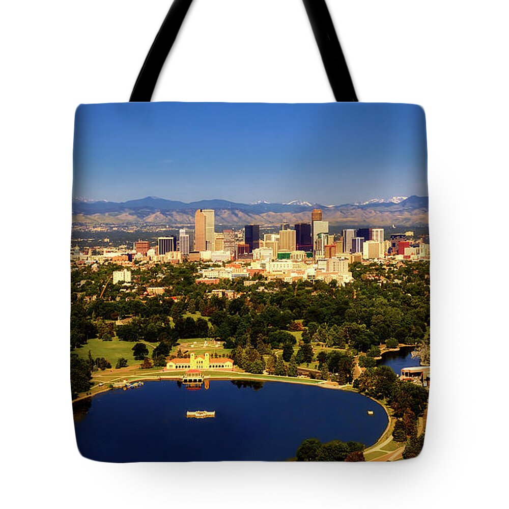 Denver Tote Bag featuring the photograph Denver Colorado by Mountain Dreams